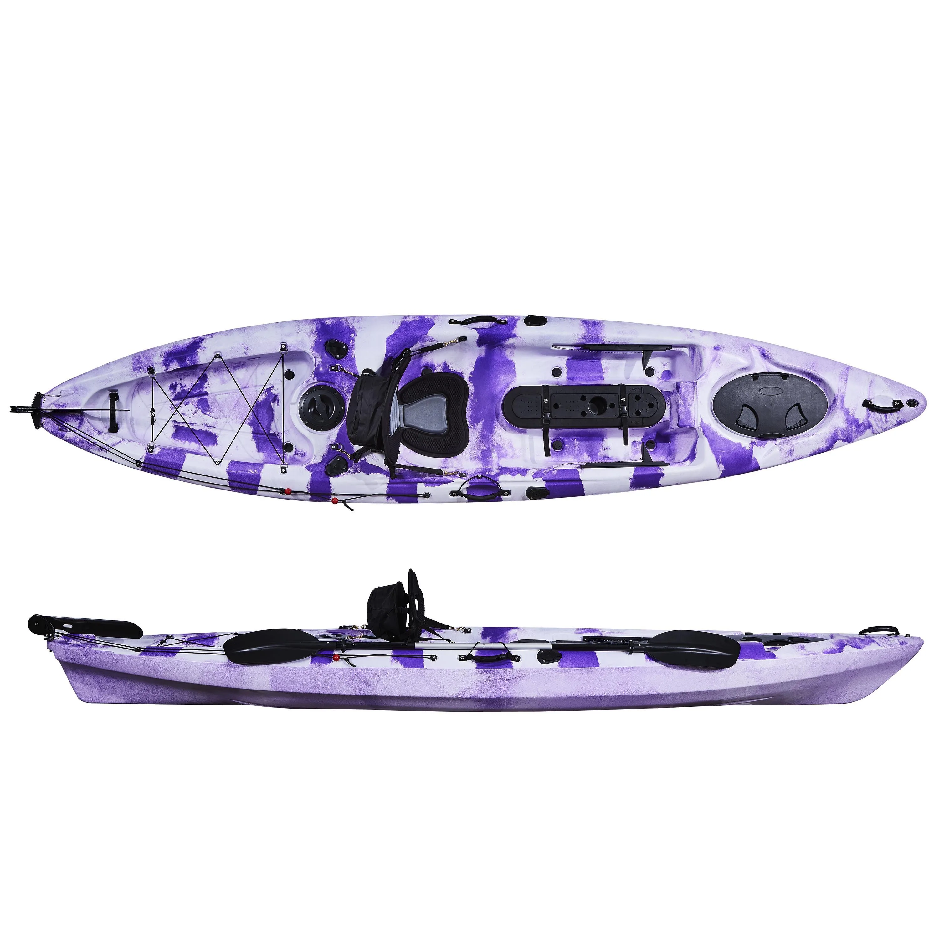 Fishing Kayak Sit On Top - 13 stóp 3.95m kajak wędkarski 1