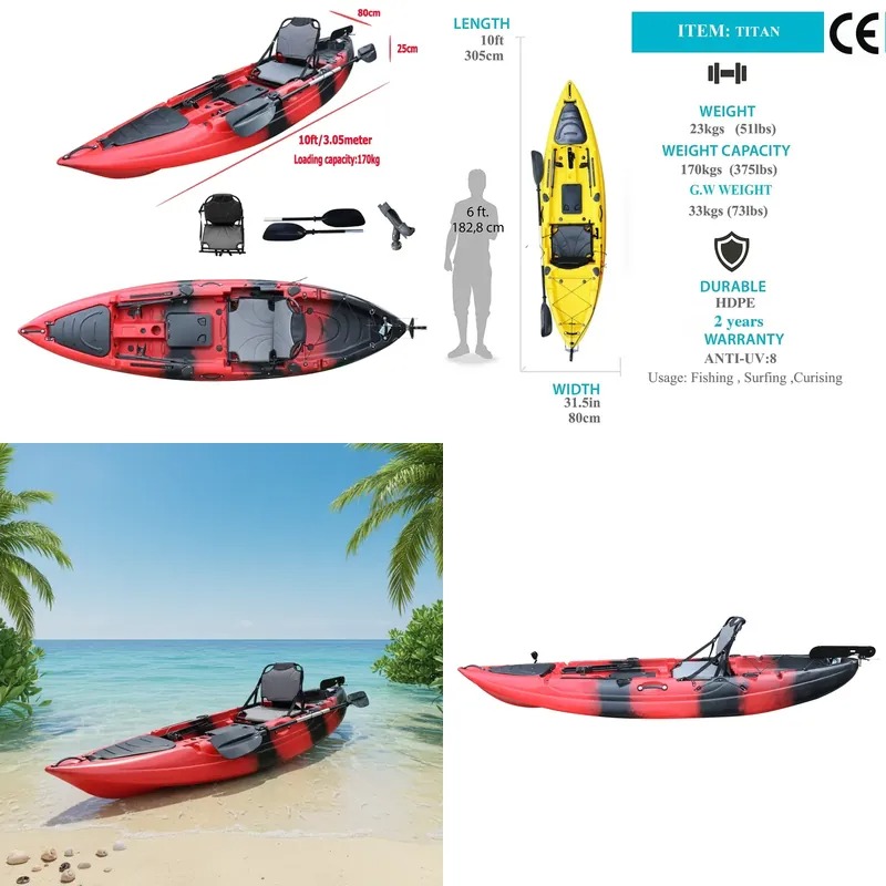 Kajak wędkarski jednoosobowy 3 – Fishing Kayak Seat recenzja i cena